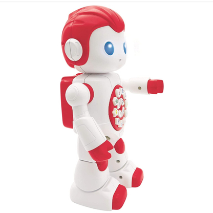 LEXIBOOK ROB15EN Powerman Smart Interactive Learning Toy for Kids - Educational Toy Robot - Red and White