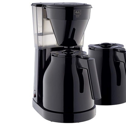Melitta Filter Coffee Maker with Extra Insulated Jug, Easy Therm II Model | 1023-06 | Black | 6762893