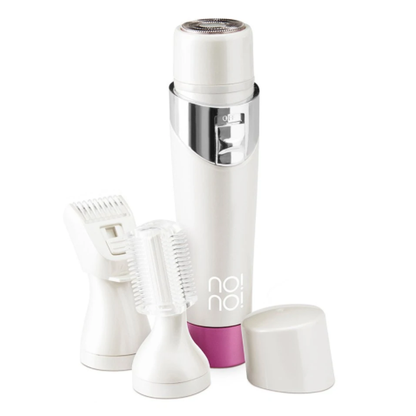 no!no! Expert - Face, Body and Bikini Hair Removal for Women | Includes 3 Attachment Heads | Cordless Portable