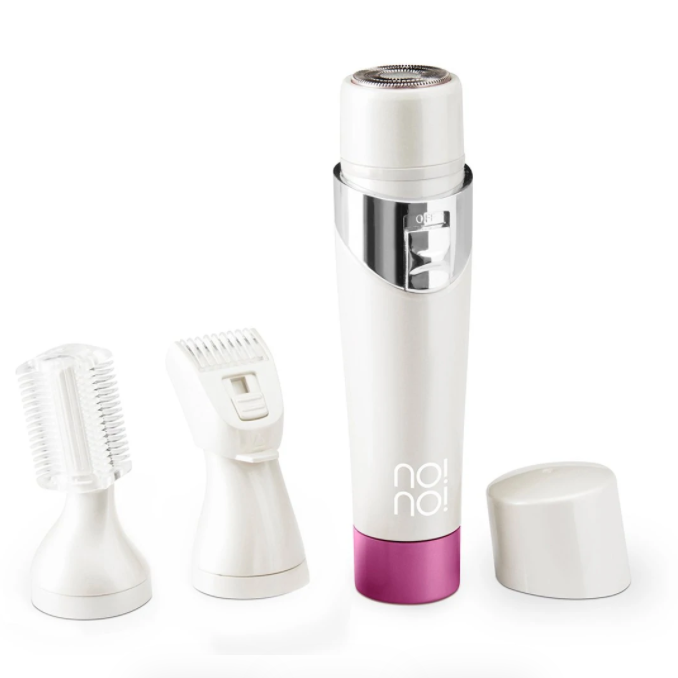 no!no! Expert - Face, Body and Bikini Hair Removal for Women | Includes 3 Attachment Heads | Cordless Portable