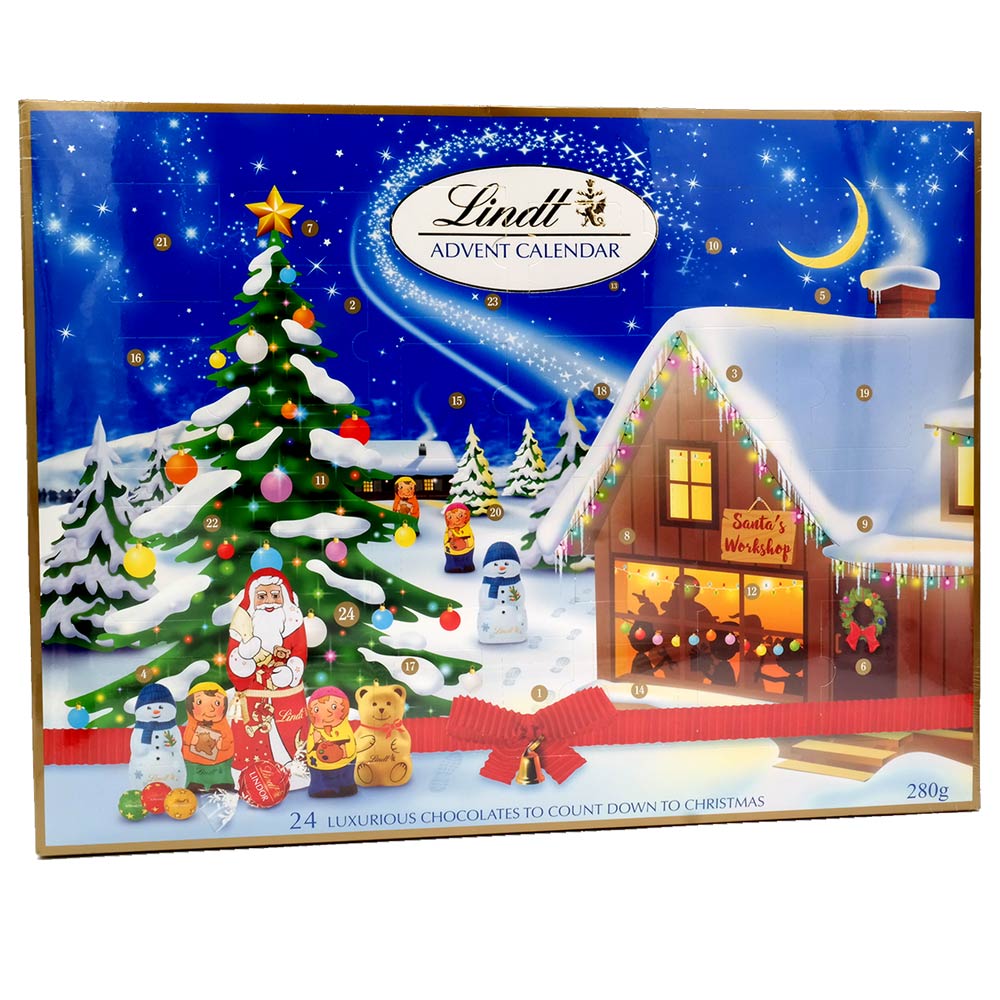 Lindt 24 Luxury Chocolate Countdown to Christmas Advent Calender