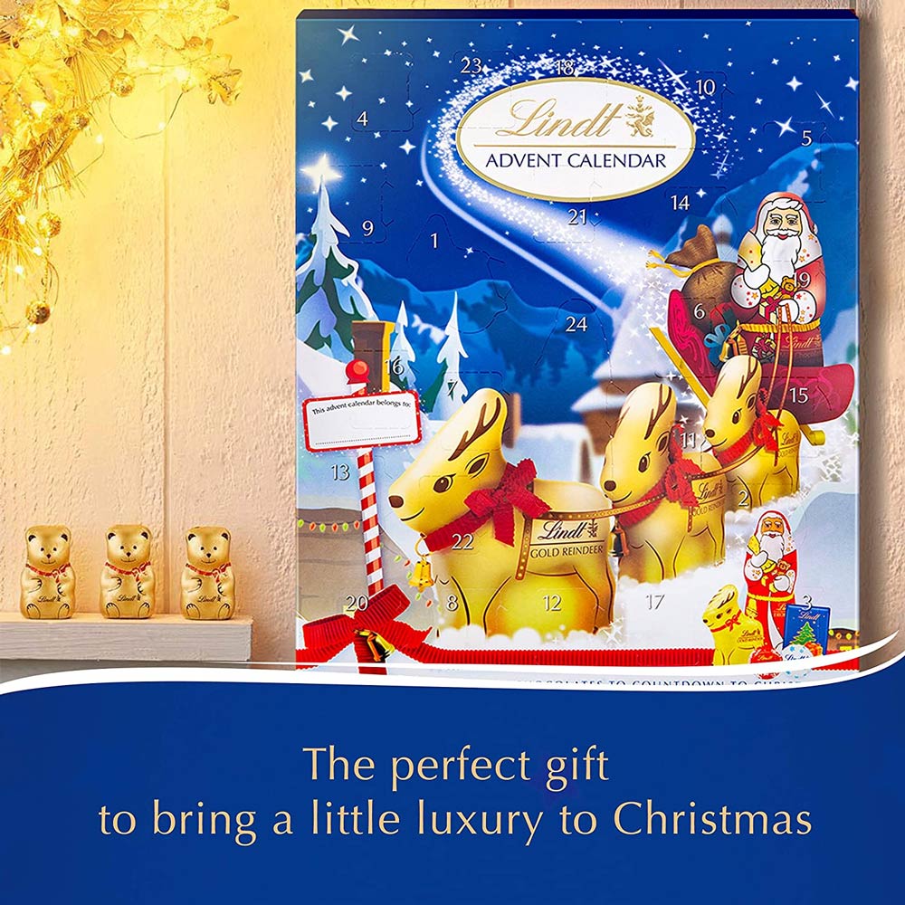 Lindt 24 Luxury Chocolate Countdown to Christmas Advent Calender