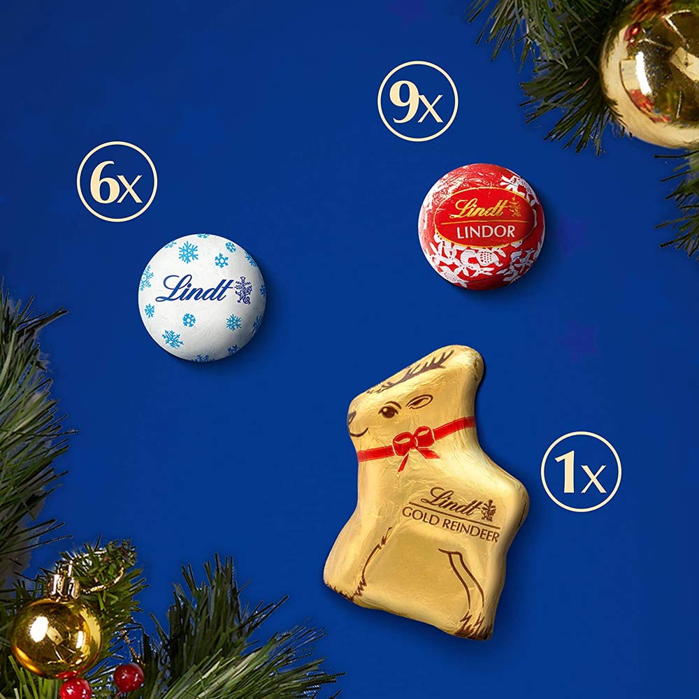 Lindt 24 Luxury Chocolate Countdown to Christmas Advent Calender