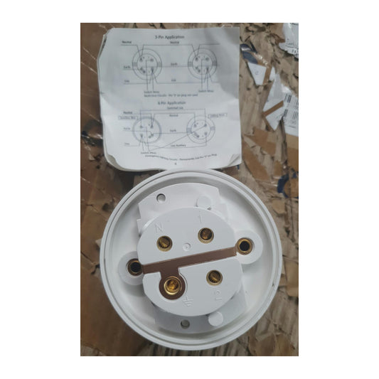 Superswitch S35-280 3 pin ceiling rose and plug components pack of 25