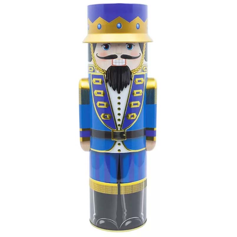 Silver Crane Chocolate Fudge Tin Blue