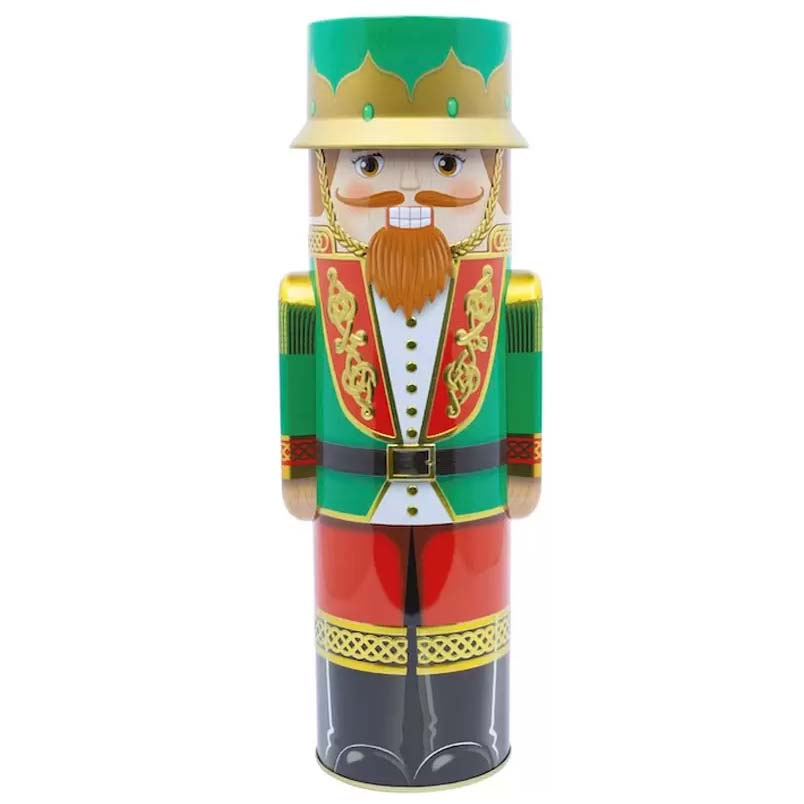Silver Crane Chocolate Fudge Tin Green