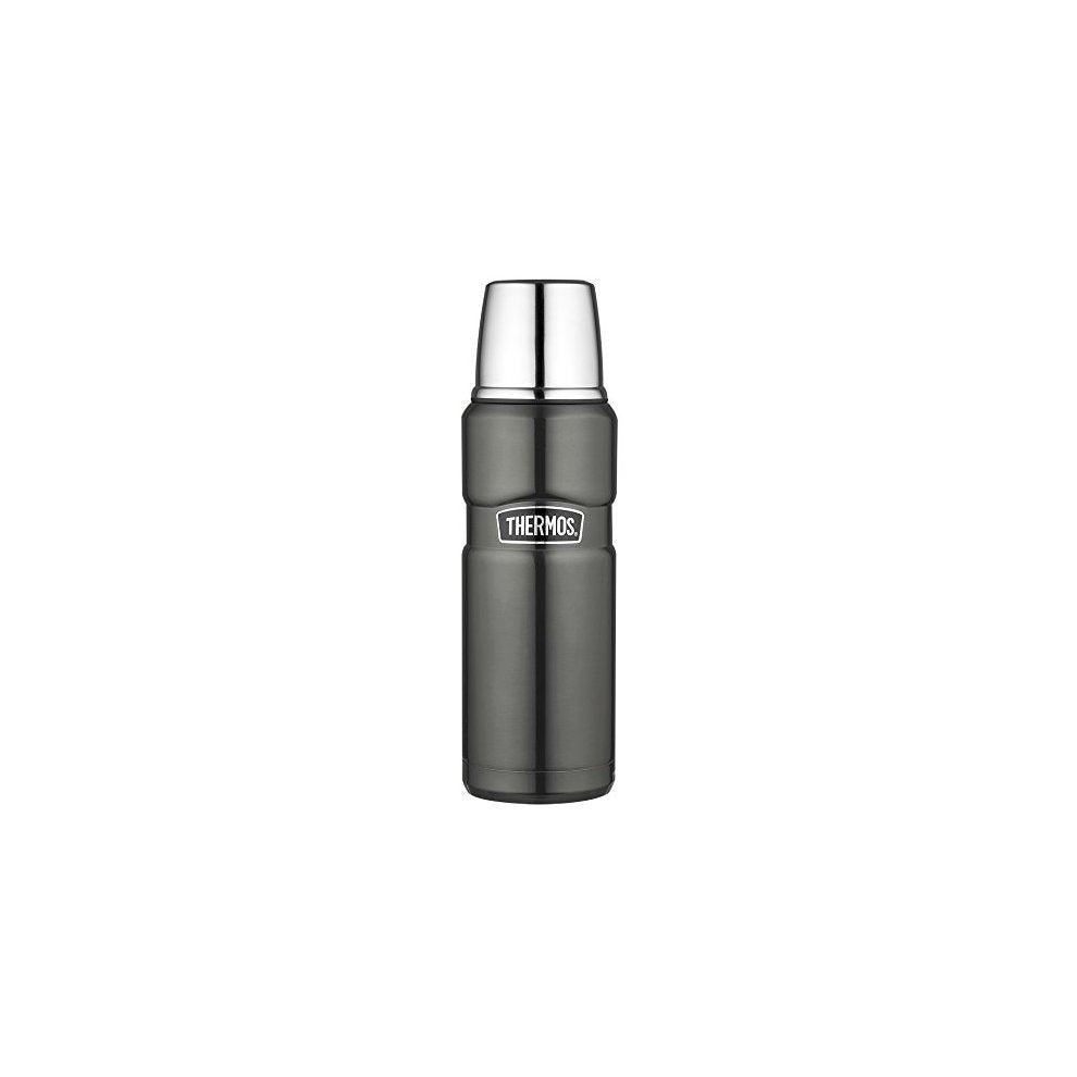 Thermos 105032 Stainless King Flask, Gun Metal, 470 ml