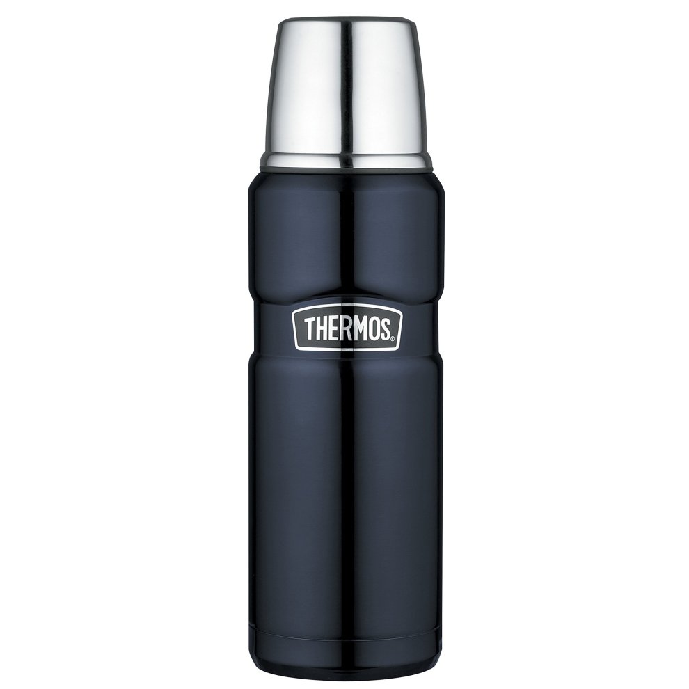 Thermos 183268 Stainless Steel King Flask Bottle - Midnight Blue - 470ml
