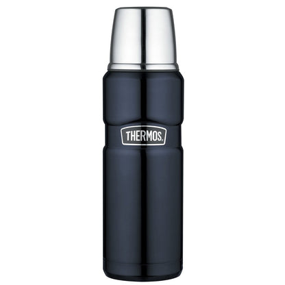 Thermos 183268 Stainless Steel King Flask Bottle - Midnight Blue - 470ml