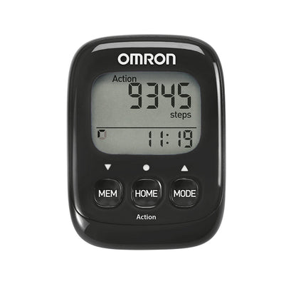 Omron HJ-325-EBK Black Walking Style IV Pedometer