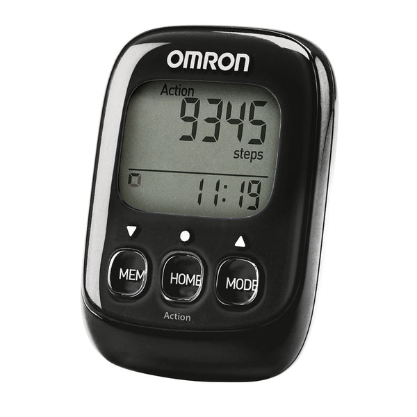 Omron HJ-325-EBK Black Walking Style IV Pedometer