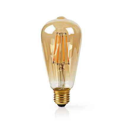 Nedis WIFILF10GDST64 Wi-Fi Smart LED Filament E27 Bulb