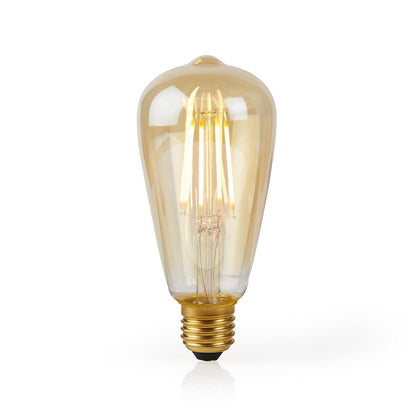 Nedis WIFILF10GDST64 Wi-Fi Smart LED Filament E27 Bulb