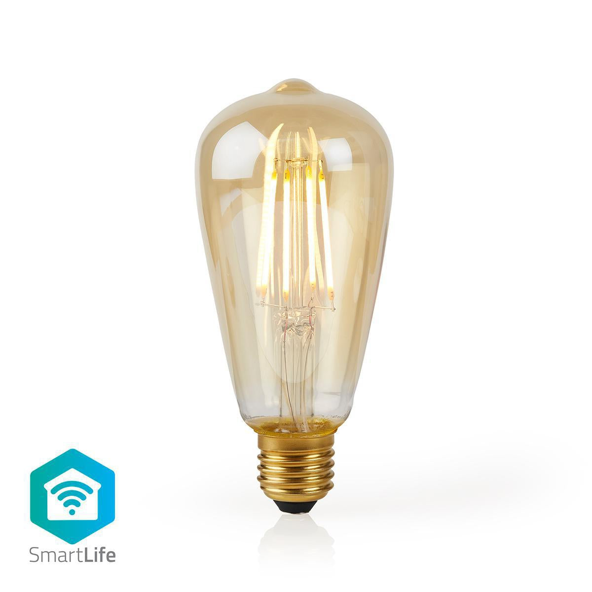 Nedis WIFILF10GDST64 Wi-Fi Smart LED Filament E27 Bulb