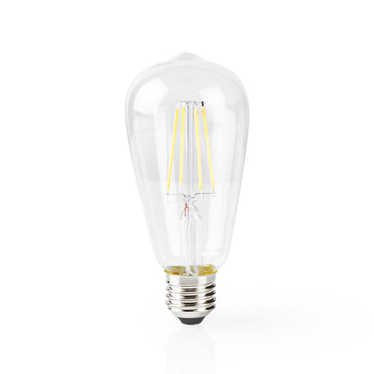 Nedis WIFILF10WTST64 Wi-Fi Smart LED Filament Bulb | E27 | ST64 | 5 W | 500 lm
