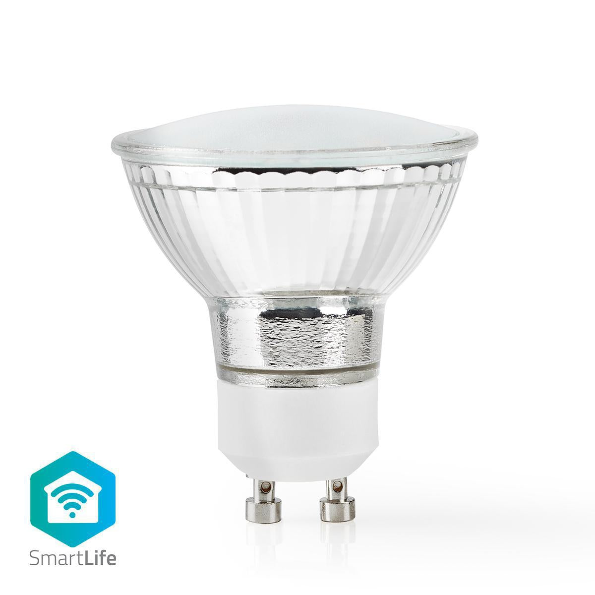 Nedis WIFILW11CRGU10 Wi-Fi Smart LED Bulb | Warm White | GU10