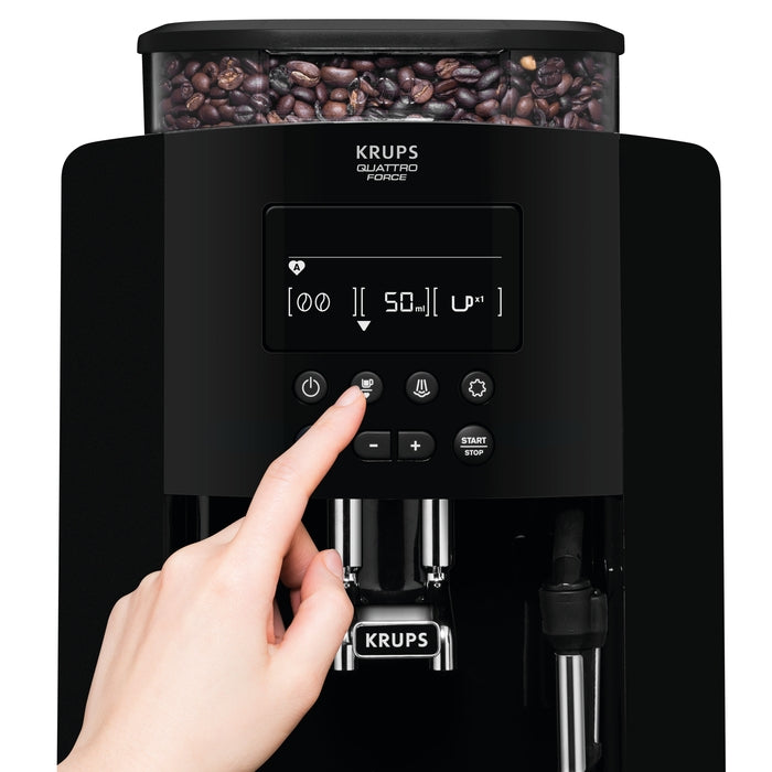 Krups EA817040 Arabica Digital Espresso Bean to Cup Coffee Machine / Black
