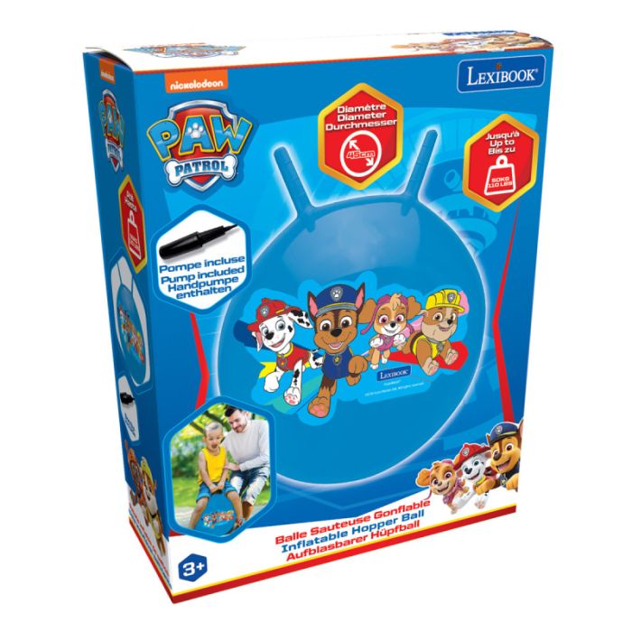 Lexibook Paw Patrol Inflatable Hopper Ball 45cm