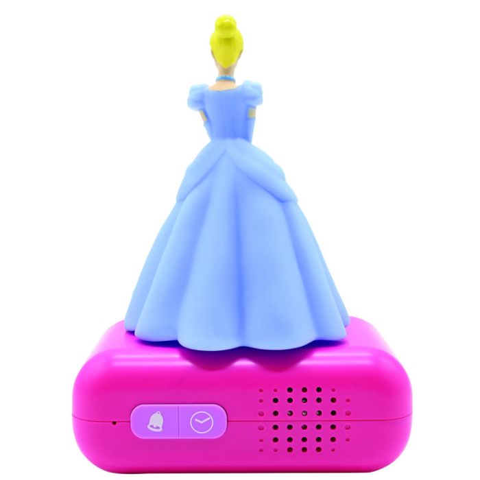 Lexibook 3D Disney Princess Childrens Clock with Night Light