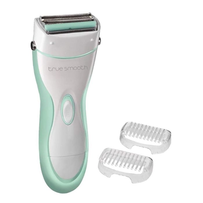 BaByliss 8770BU Green/White True Smooth Rechargeable Ladies Shaver 