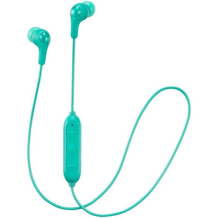 JVC HAFX9BT Gumy Elastomer Wireless Bluetooth In Ear Headphones - GREEN