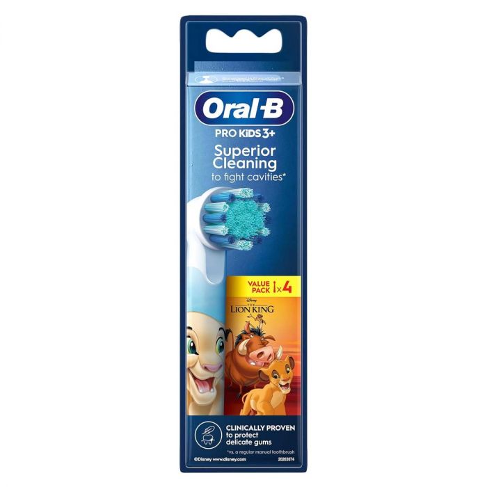 Oral-B Pro Kids Brush Heads - Disney The Lion King Pack of 4