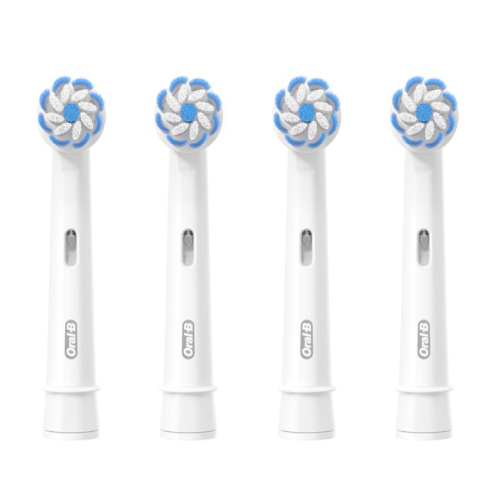 Oral B AEB60X4 Pro Sensitive Clean Electric Toothbrush Heads Pack of 4