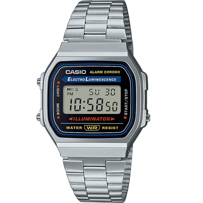 Casio A168WEGC-3DF Classic Digital Silver