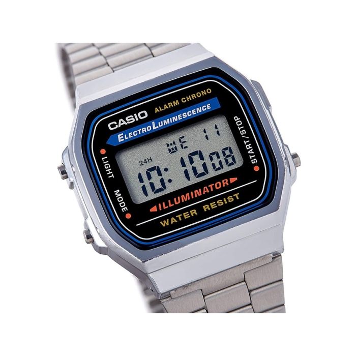 Casio A168WEGC-3DF Classic Digital Silver