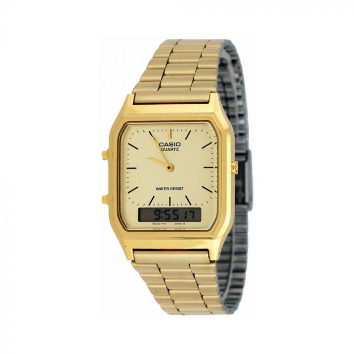 Casio AQ-230GA-9DMQYES Mens Classic Combi Watch - Gold