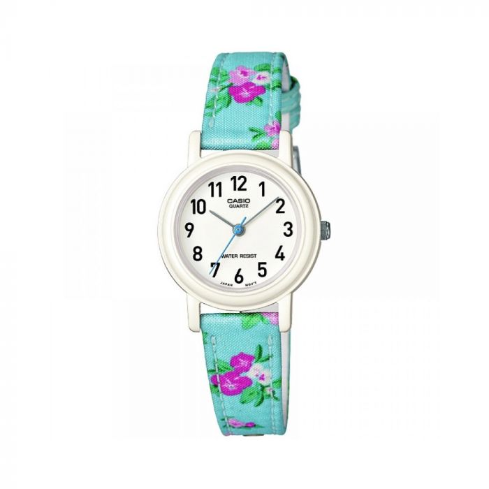 Casio LQ-139LB-2B2ER Childrens Quartz Watch - Floral Strap