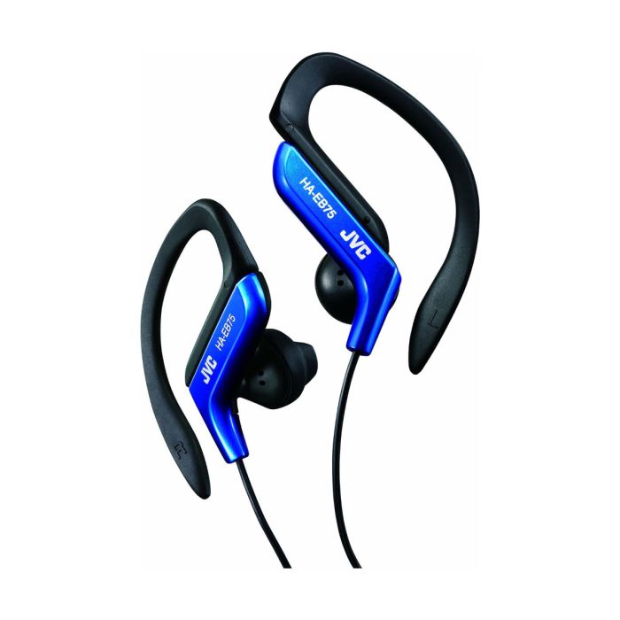 JVC HAEB75A Blue Sports Ear Clip Headphone