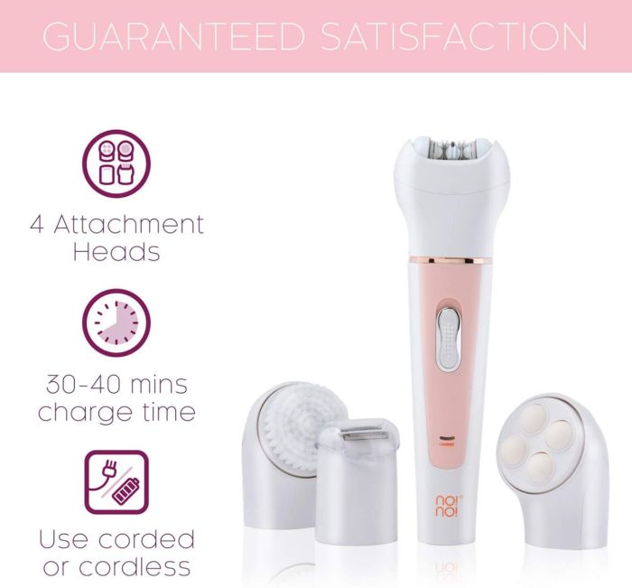 NONO nono037p Genius 4 in 1 Beauty Tool/Hair Removal
