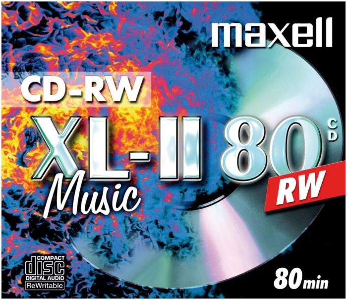 Maxell CD-RW XL II80 Audio Pack of 10