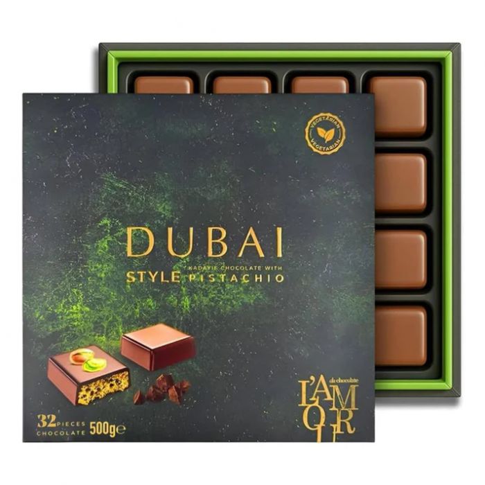 Dubai Style Milk Chooclate Kadayif & Pistachio 500g