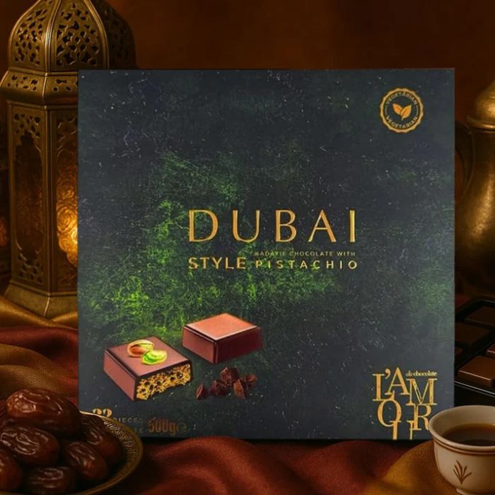 Dubai Style Milk Chooclate Kadayif & Pistachio 500g