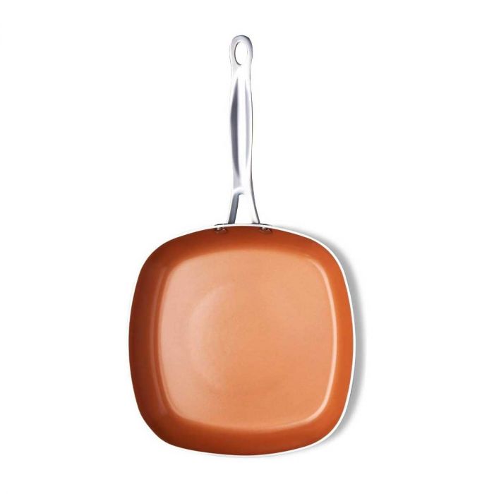 Gotham Steel 10.25 in Square Fry Pan