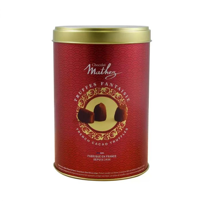 Mathez Cocoa Dusted French Truffles 2 x 500g Tin
