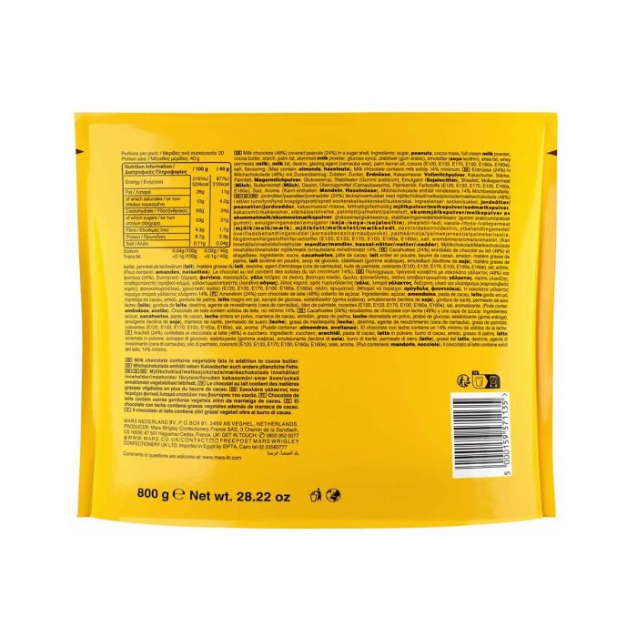 M & M's Peanut Party Pack 800g