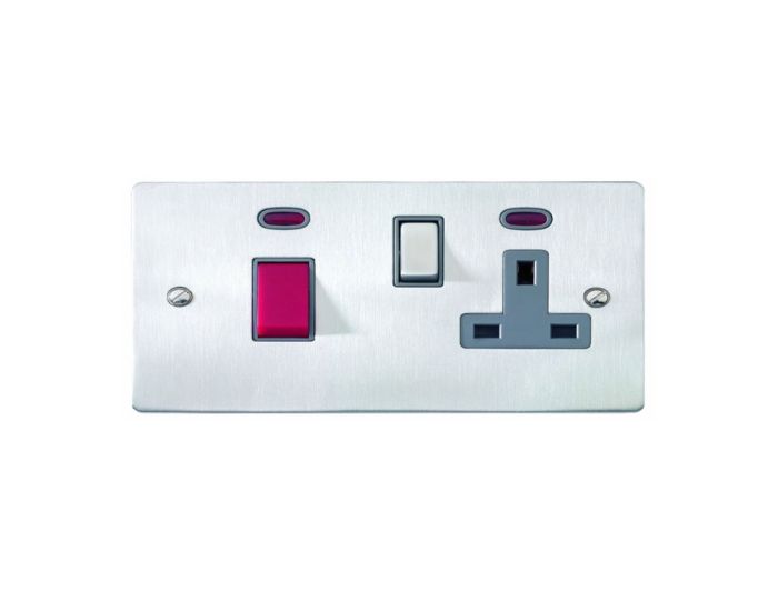 Superswitch SW210BSSC 45A Cooker ControlUnit-13A Sockets