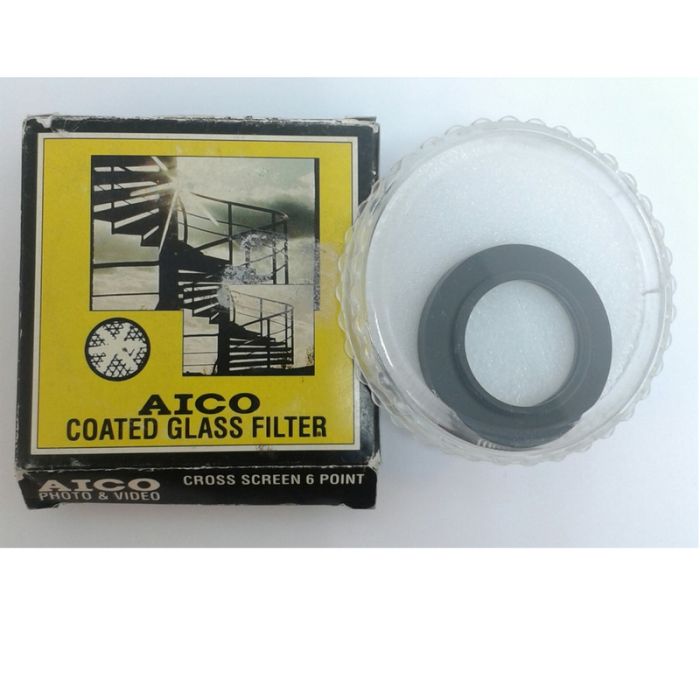 Aico Coated Glass Filter Cross Screen 6 Point High Quality / Brand New
