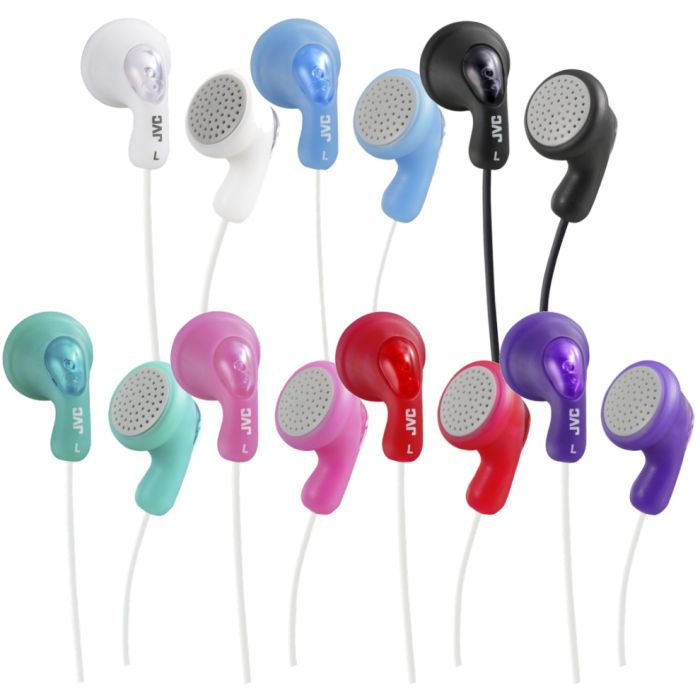 JVC HAF14 Gumy In-Ear Wired Headphones 3.5mm Jack (Violet) 