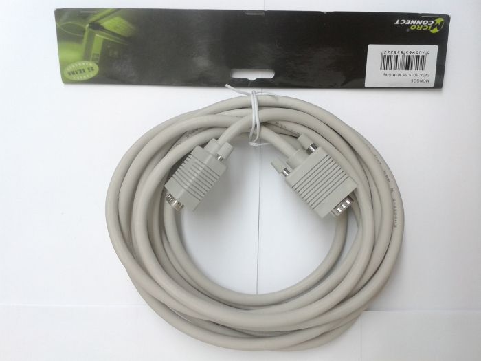 Microconnect MONGG5 SVGA HD15 5m Male-Male