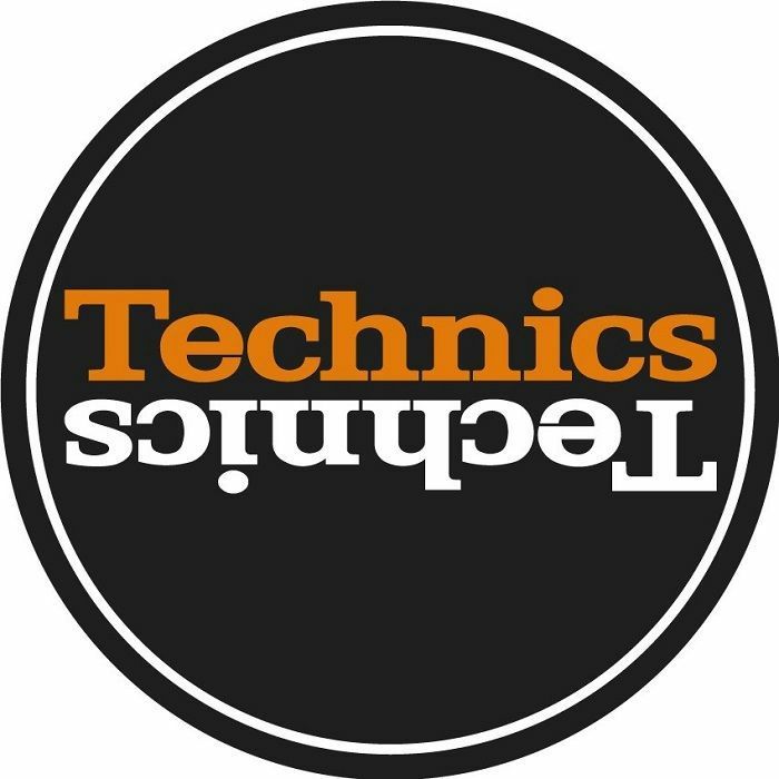 Technics Slipmat 60668 Duplex 6: White/Orange Mirror Black