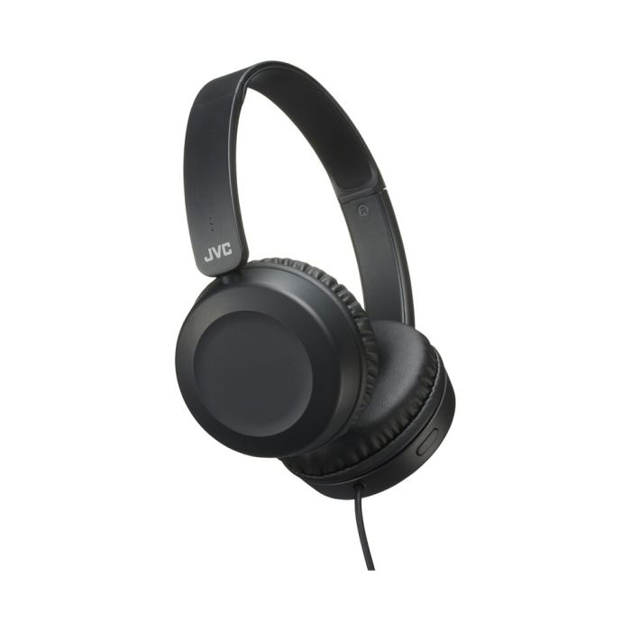 JVC Foldable Lightweight HA-S31M On-Ear Headphones with Built-In Remote, Microphone and Call Handling, Black