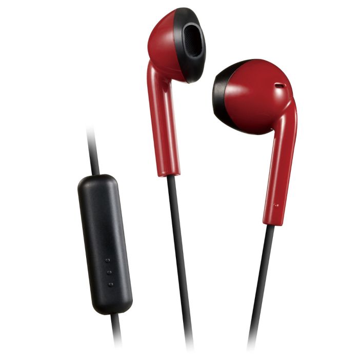 JVC HA-F19M-RB-E Red Black Headphones