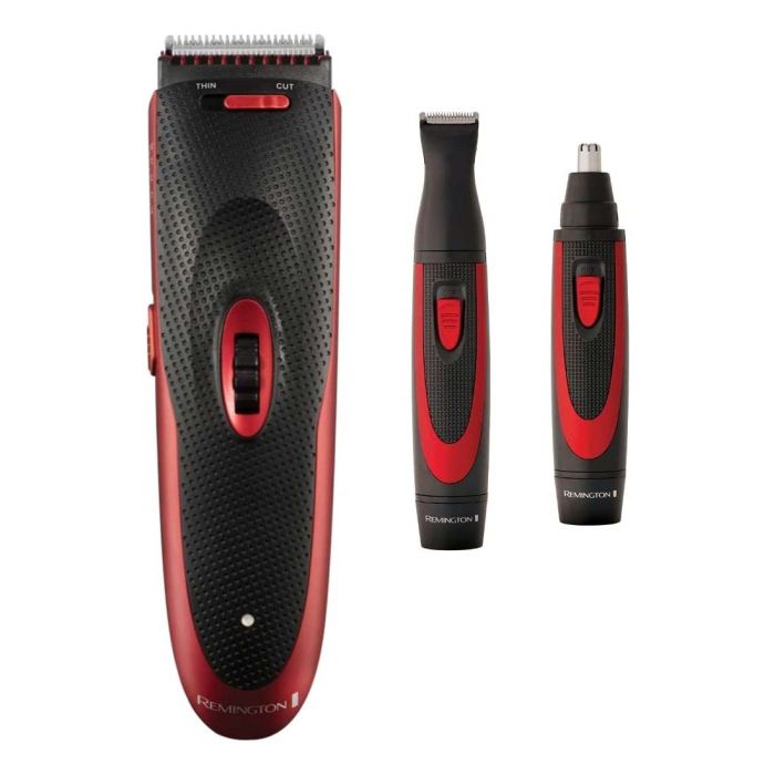 Remington HC905 Red Hair Clipper Kit Cord & Cordless