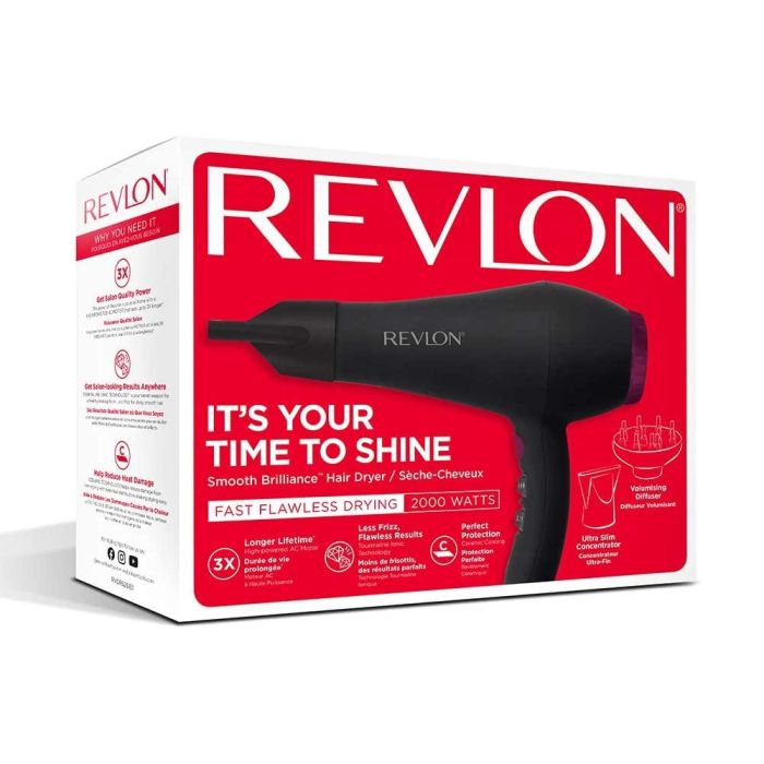 Revlon RVDR5251UK2 Perfect Heat Smooth Brilliance Ac Hair Dryer UKCA