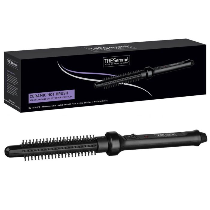 TRESemme 9371TU BLACK Ceramic Hot Brush 19mm Ceramic Barrel Original 