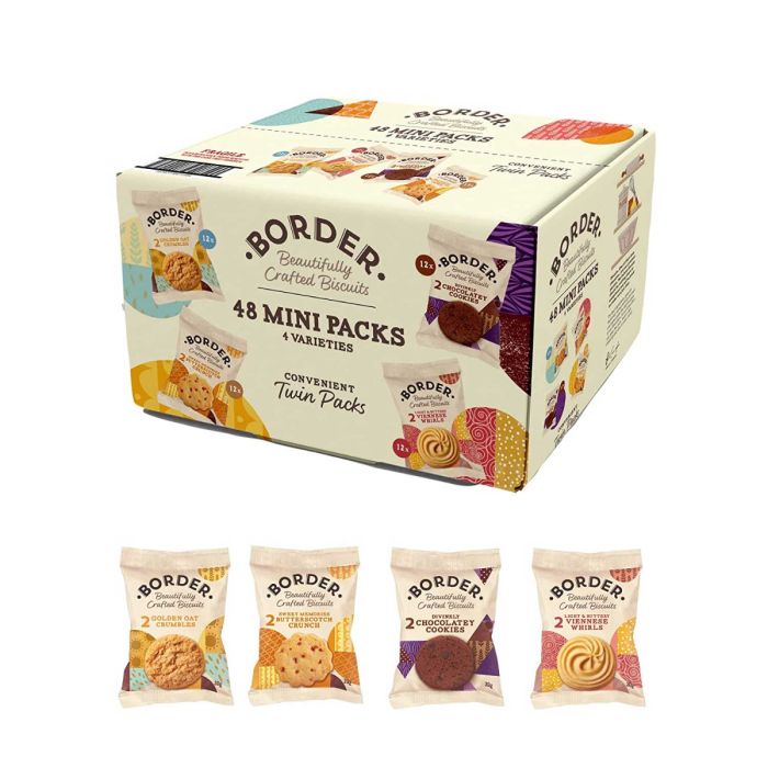 Border Biscuits 48 Mini Packs 4 Varieties